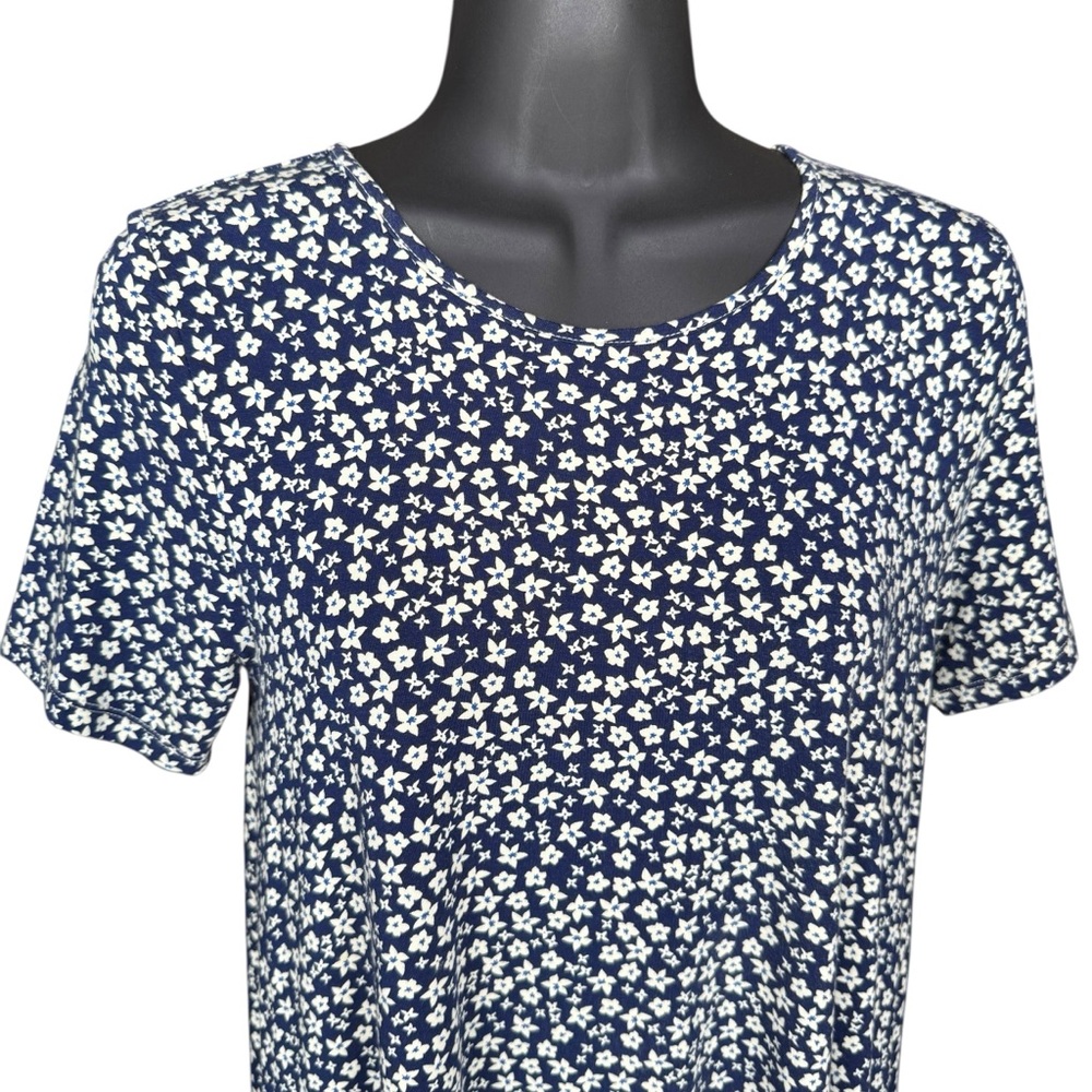 Fighting Eel short flowy dress with pockets tiny flowers print Small